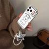Cartoon for Samsung S23fe Mobile Phone Case S26ultra/s24plus Leather Pattern A56 Soft Apple 17promax