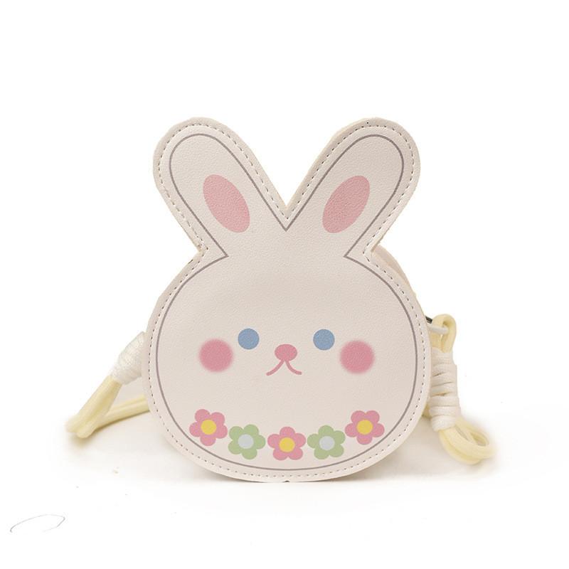 Childrens Cute Hello Kitty Rabbit Pu Mini Crossbody Bag For Kindergarten Daily Use