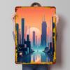 Urban Stillness Metal Poster Customized Wall Art Retro Vintage Tinplate Signs for Decoration Bedroom Decorations Room Decor Men