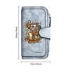 Cute Beaver Printed Long Wallet Fashion Portable Multi Slot Card Holder Coin Purse
