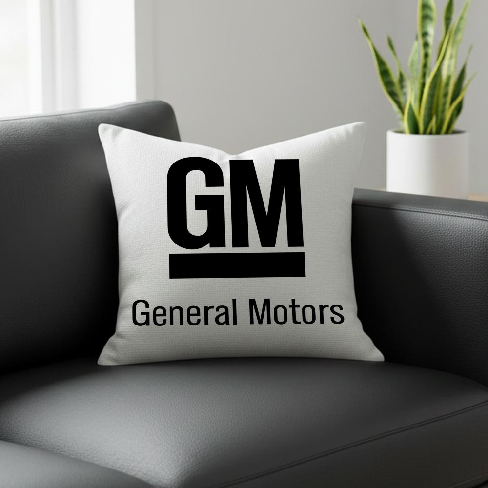 Brand General Motors Cushion Cover Natural Linen Pillowcase Set AllinOne Decor for Sofa Bedroom  Chair