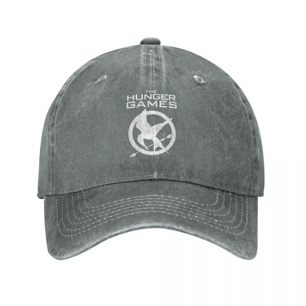 Fashion Hunger Games Logo Baseball Caps for Men Women Distressed Denim Snapback Cap Outdoor Travel Adjustable Fit Caps Hat