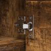 Wall Mounted Nightstand Smoked Oak 80 x 20 x 30 cm