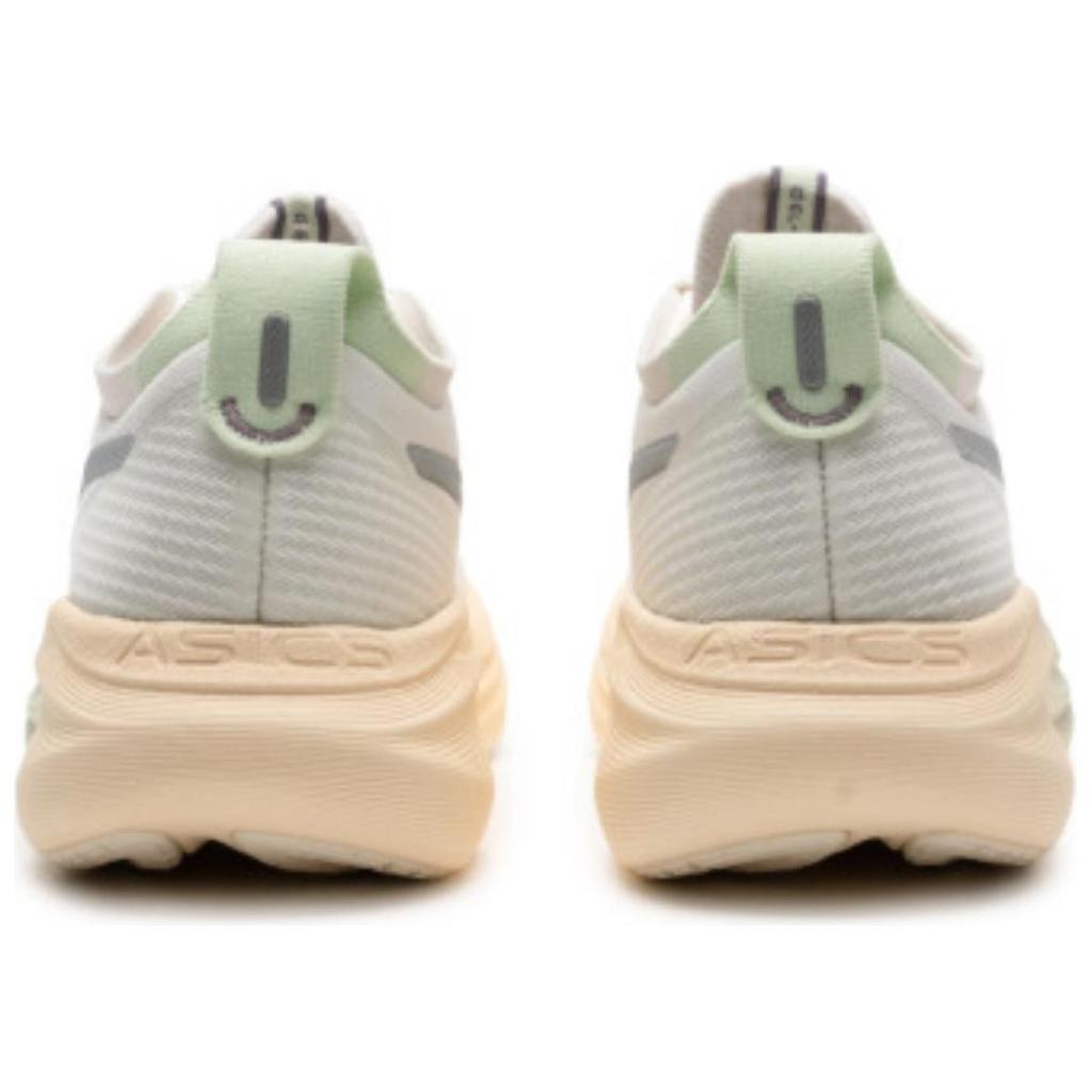 New Asics GEL NIMBUS 27 Abrasion Resistant Breathable Low Top Long Distance Running Shoes Women's Milk White 1012B874-100