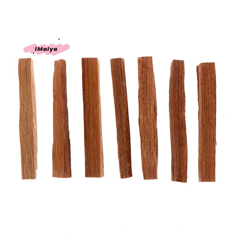 M-50g/pack 7CM Aromatic Fragrance Sandal Wood Chips Sandalwood Incense Sticks Irregular Resin DIY Craft
