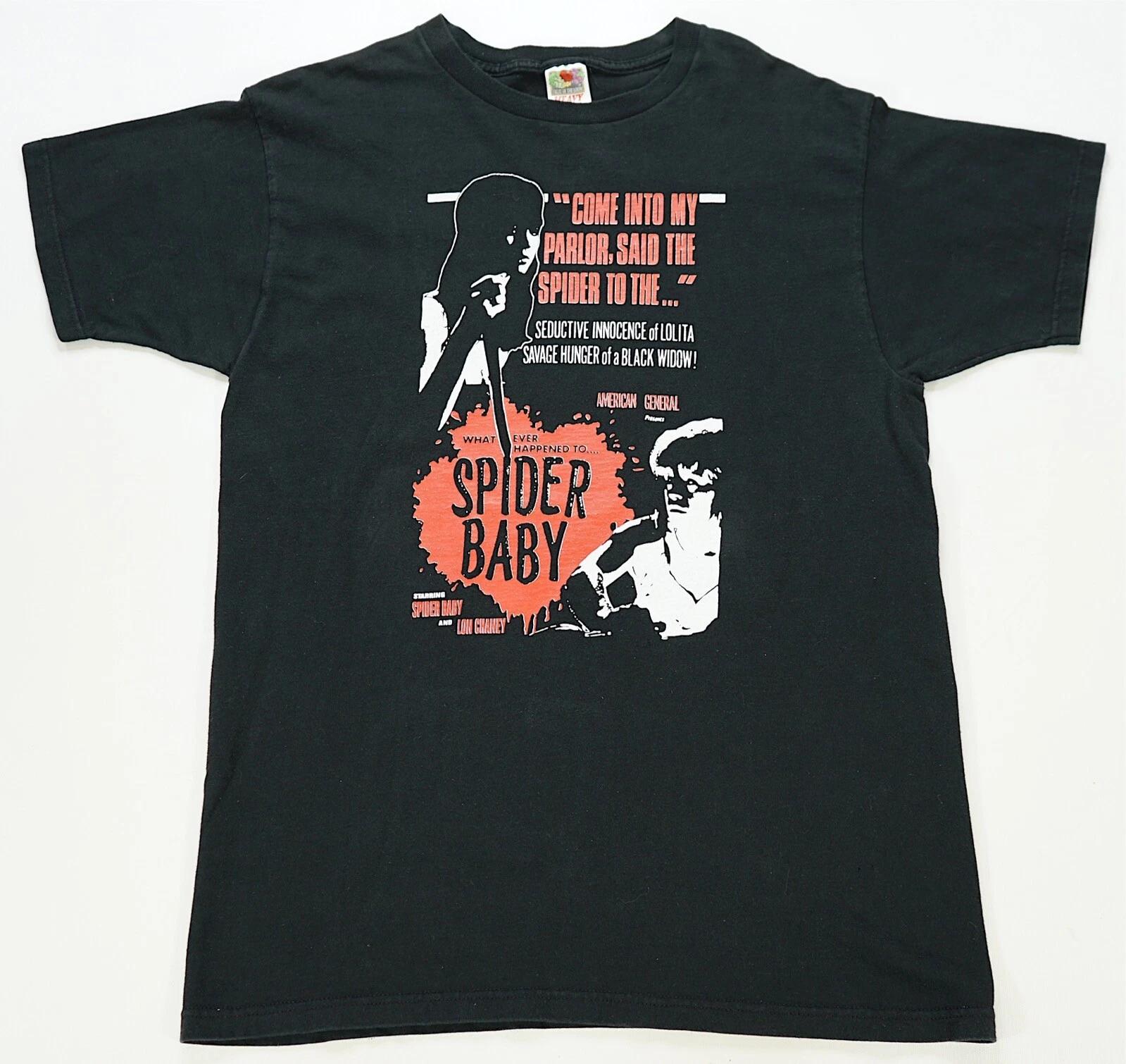 Rare Vintage What Ever Happened To Spider Baby Lon Chaney T Shirt 2000s Black L M