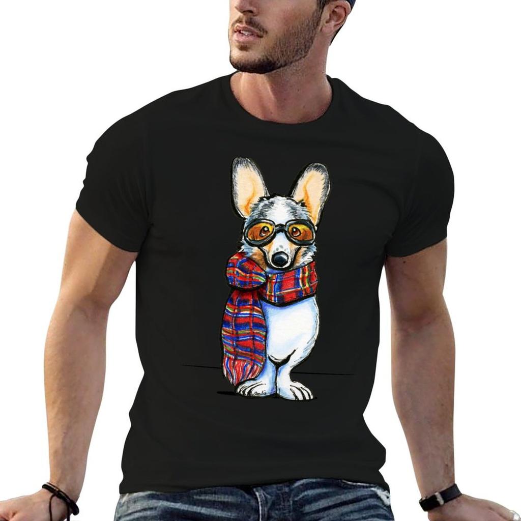 Cool Corgi TShirt Oversized T Shirt Luxury TShirt Unisexs T Shirts Pack