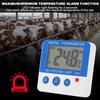 ABS Indoor Outdoor Large LCD Display Mini Alarm Thermometer Livestock Farm Electronic Temperature