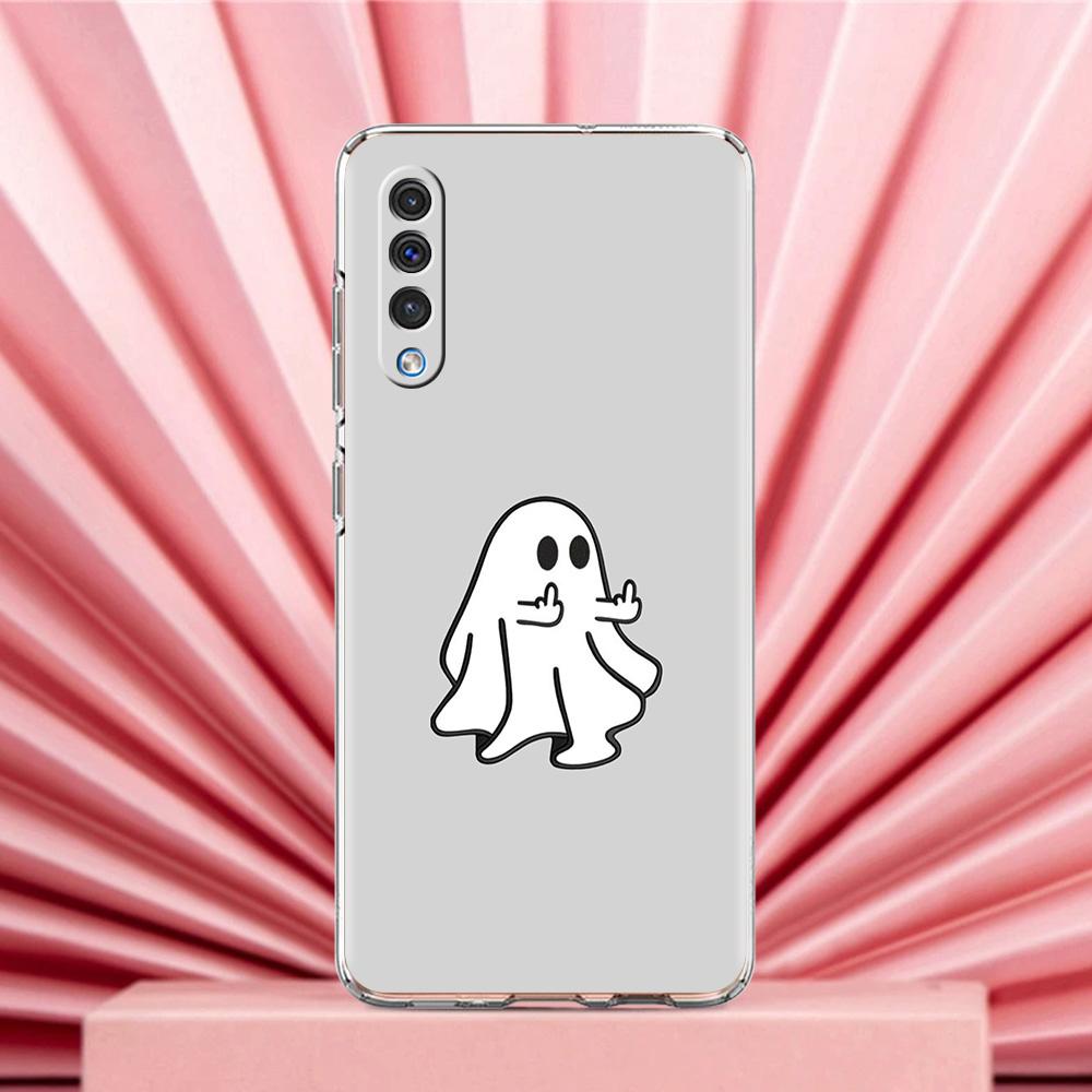 Phone Case For Samsung A56 A36 A26 A24 A16 A14 A12 A32 A50 A70 A20E A22 A40 A34 A54 A42 A52 5G A04s A06 Cover Cute Middle Finger