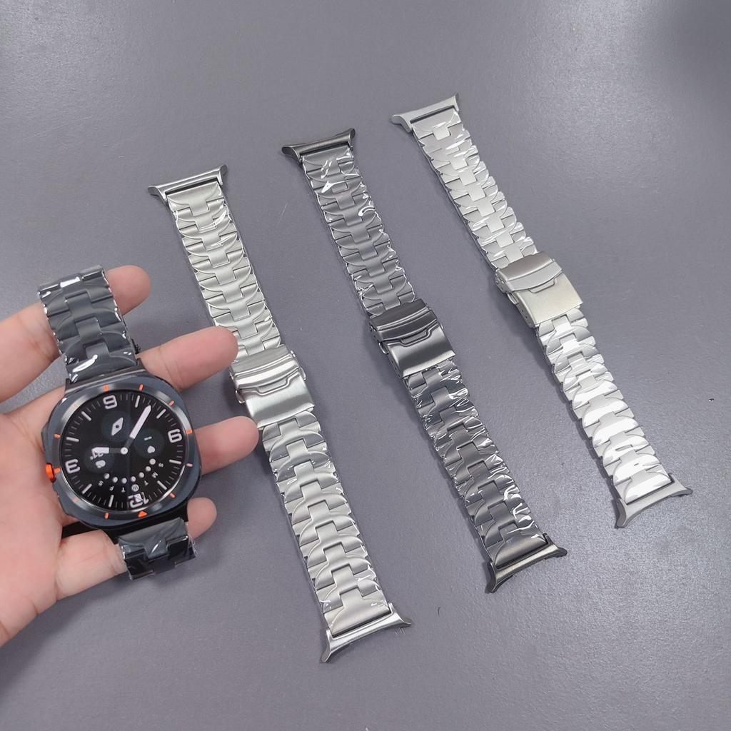 Titanium Alloy Strap for Samsung Galaxy Watch8 44mm/40mm/Watch8 Classic 46mm Butterfly Shape Watch Band