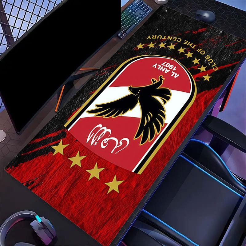 Al Ahly Sporting Club Mouse Pad, Large Gaming Desk Mat, Non-slip XXL Mousepad for Laptop & Tablet, Mini PC Playmat with Stitched Edges