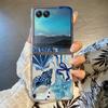 Cute Whale Pattern Transparent Case For Motorola Razr 60 50 40 Ultra Razr60 Razr50 Razr40 Shockproof Folding Hard PC Phone Cover