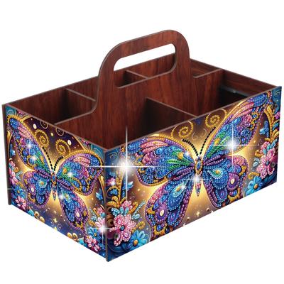 Pudełko do przechowywania Diamond Art DIY Zestaw do malowania diamentami Pudełko do przechowywania obrazów Diamond Art Zestaw Dekoracja biurkowa Sztuka Prezent