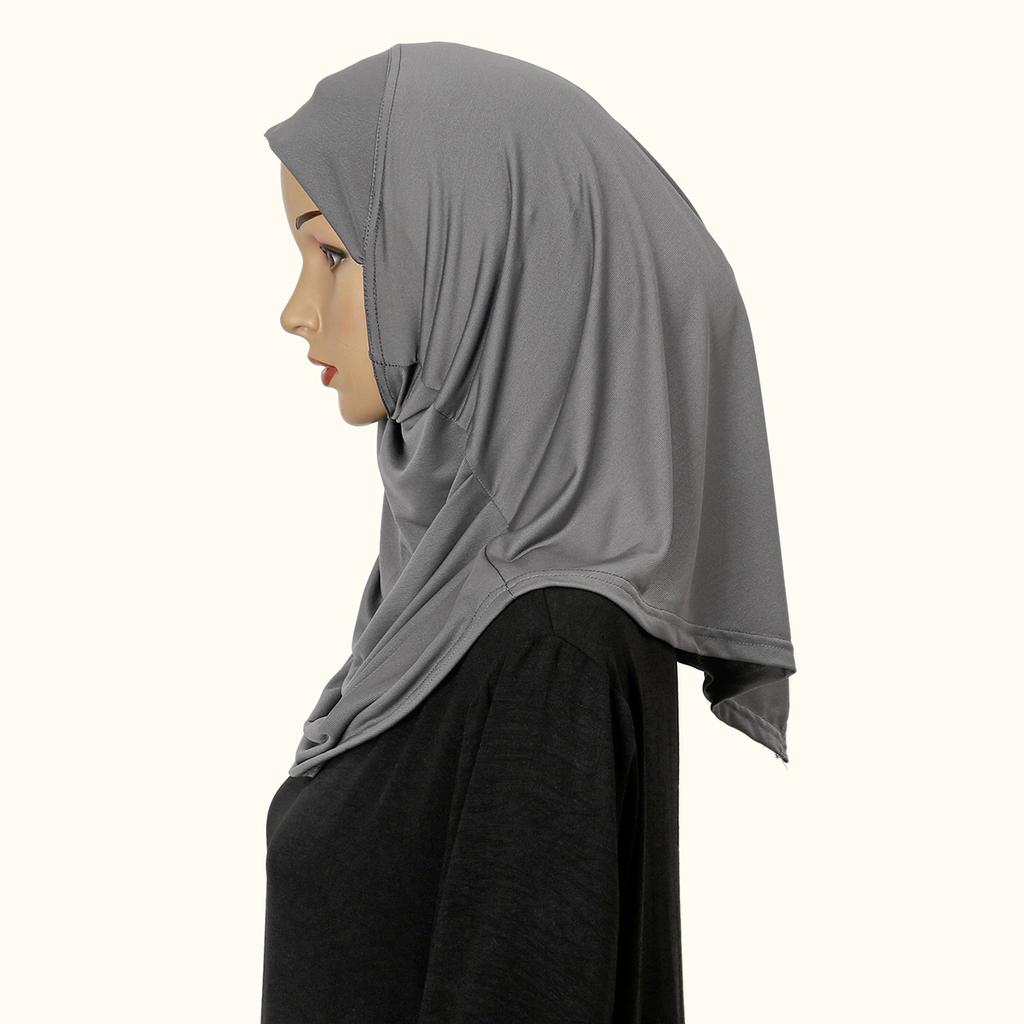 Large Plain Muslim Ethnic Scarf Women Hijab Islamic Muslim Hijab Instant Turban Arabic Scarfs Khimar Fashion Ramadan Headwraps