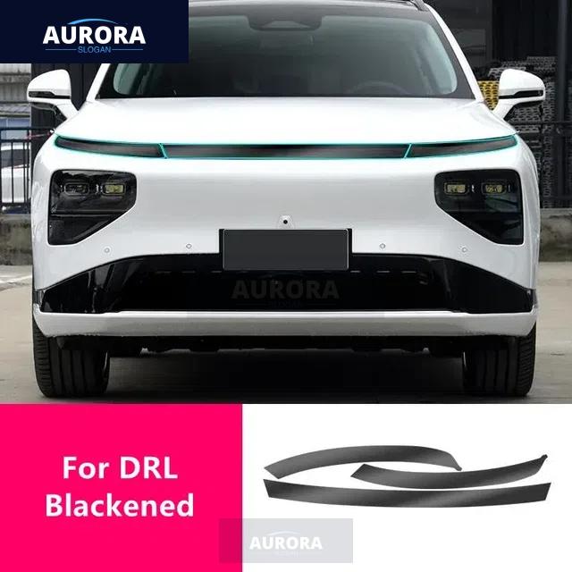 For XPENG G9 22-24 TPU Blackened,Transparent Headlight Protective Film, Headlight Protection,Film Modification