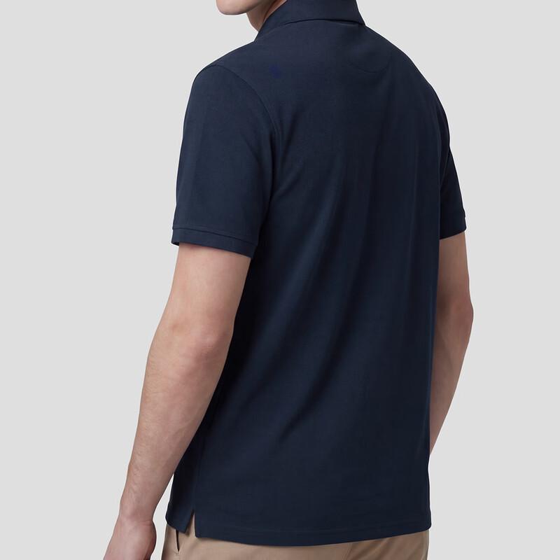 Jeep Herren-Poloshirt mit kurzen Ärmeln aus Seidenmischung