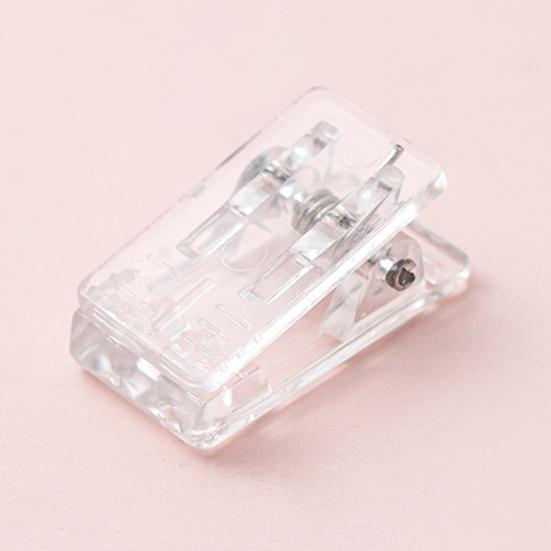 20Pcs File Clips Artwork Hanging Clips Clear Plastic Wall Sticky Spring Clips Photo Poster Paper Strong Grip Clips