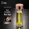 Xeno Double Wall Glass Tea Infuser Bottle