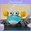 Interactive Crawling Crab Toy For Kids With Led Light And Obstacle Avoidance Functions