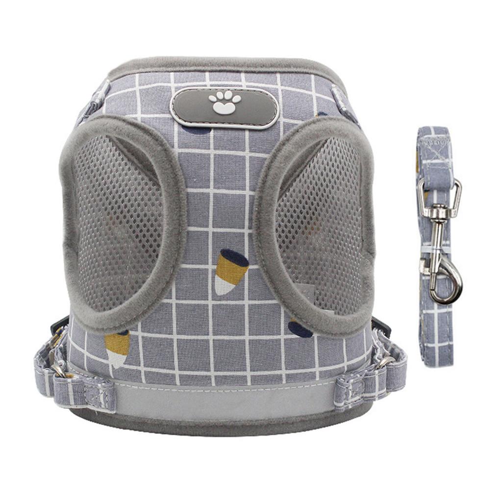 Dog Harness Pet Leash Anti-Escape Dog Vest Harness Pet Clothes Outdoor Activity Training Harness Vest for Medium Dog