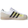 Adidas Originals Superstar Retro Versatile Casual Durable Low-Top Skate Shoes Unisex Sneakers Khaki White GX2887