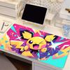 Gaming Mouse Pad Anime xxl Computer Gamer Desk Mouse Mat For CS GO Lock edge thickened Kawaii P-Pokemon Pikachu Rubber Mousepad