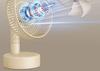USB Rechargeable Oscillating Desktop Fan - Low Noise, Portable, Detachable, and Washable