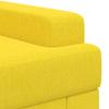Armchair Light Yellow Fabric