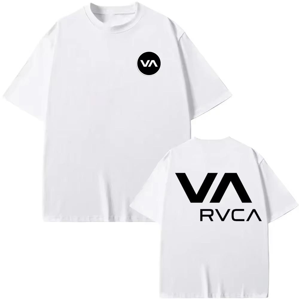 White Classic Logo Renowned Trendy Sports Brand T-Shirt Cotton Graphic Tee Unisex Unisex Summer Streetwear