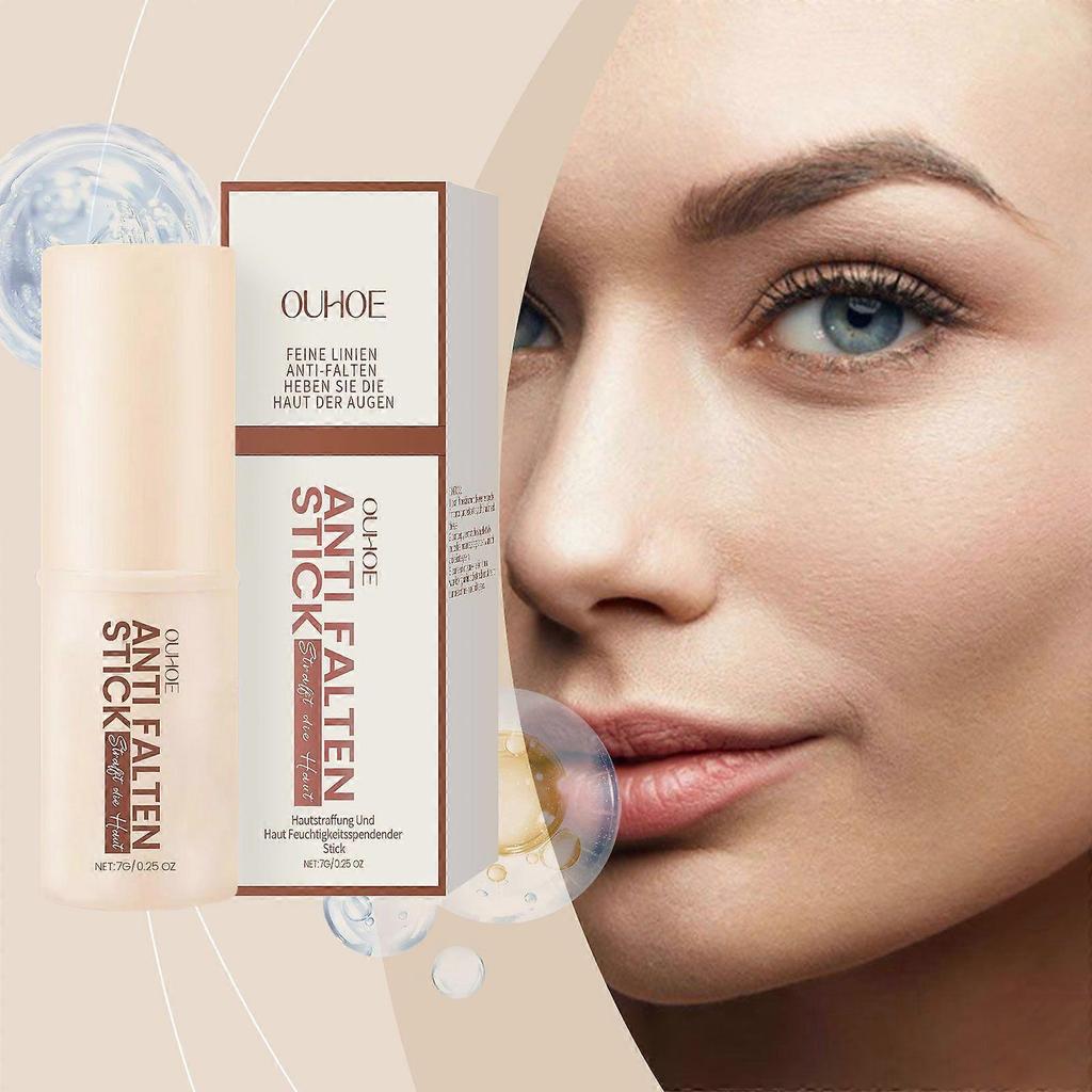 Limited time!!Ouhoe Eye Care Stick Care Compact Hydrating Moisturizing Desalination Fine Line Elastic Run Brightening Eye