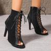 New Style Fashion Women's Ankle Latin Dance Shoes for Girls Soft Bottom Ballroom Shoes for Dancing Ladies High Heel Latino Shoes