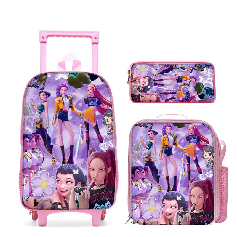 Kpop Witch Hunter Girl Group Schoolbag High Definition Printing Casual Crossing Border Lightweight Tie Rod Backpack One Piece Hair