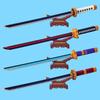 Espada Samurai Blocos de Construção Ninja Katana Anime Japonês Faca Nichirin Tijolos Brinquedo para Crianças Adultos