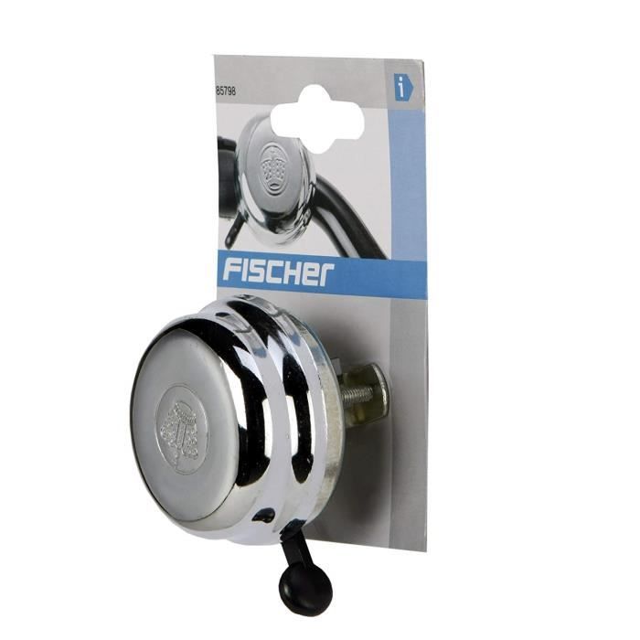 Fischer Sonnette de vélo Chromé - 85798