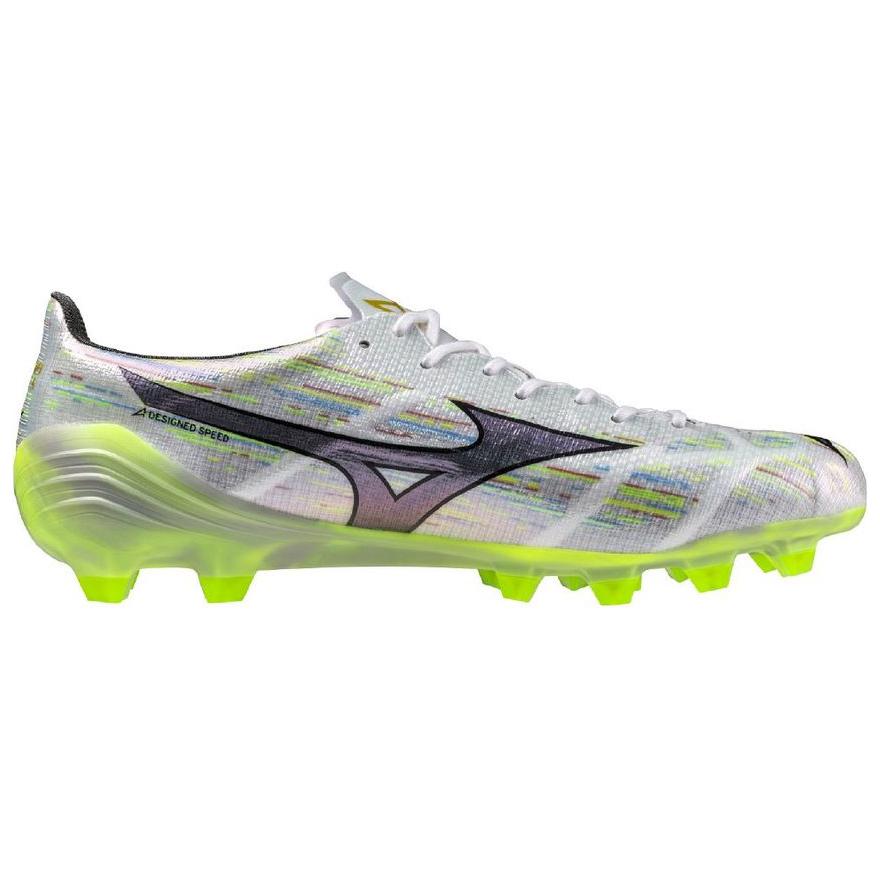 Mizuno Alpha 2 Japan Bequeme Rutschfeste Langlebige Fußballschuhe Unisex Fußballschuhe Silber Grün P1GA256009