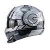 Scorpion Vintage Motorcycle Biker Helmet 368 Mecha Silver Full Face Warrior Combination Harley Retro Headgear