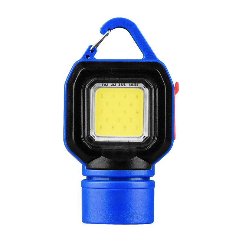 1Pcs Multi-Functional Keychain Flashlight Outdoor Portable Work Light Outdoor Camping Light Usb Rechargeable Emergency Light