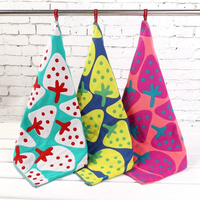 3/1Pcs Useful Towel Square Absorbent Towel Without Shedding Hair, Children's Hand Towel Soft and Skin Friendly