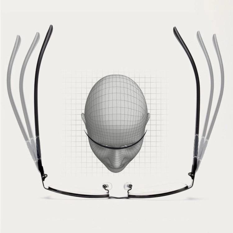 Lunettes de lecture en métal Anti-lumière bleue, pour hypermétropie, pour hommes d'affaires, dioptrie 0 + 1.0 + 1.5 + 2.0 + 2.5 + 3.0 + 3.5 + 4.0