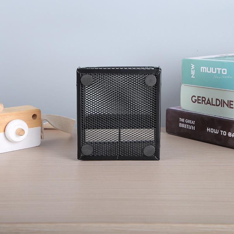 Metal Storage Pen Holder, Office Cultural Stationery Box, Ironwork Tabletop, Student Stationery, Iron Mesh Metal
