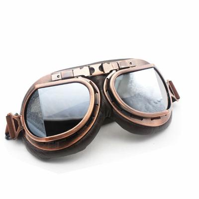 Motor Protective Gear Glasses Vintage Pilot Goggles Sunglasses For Motorcycle Cruiser Cafe Scooter Eye Protection