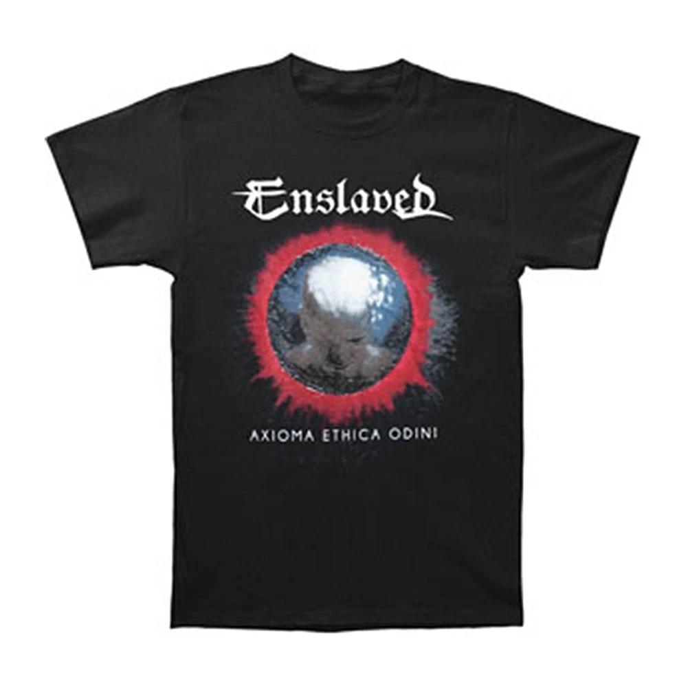 Men s Enslaved Axioma T-shirt Small Black XS