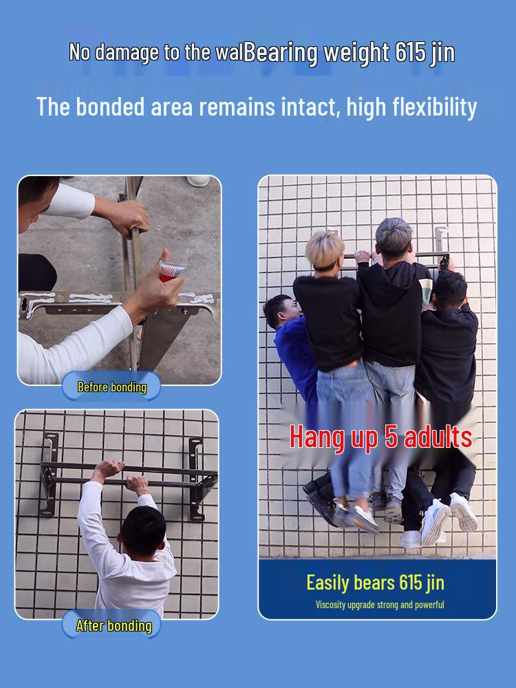 Multi-Function Adhesive Glue: Nail-Free, Strong, Ideal for Bathroom Tiles, Mirrors, and Glass.