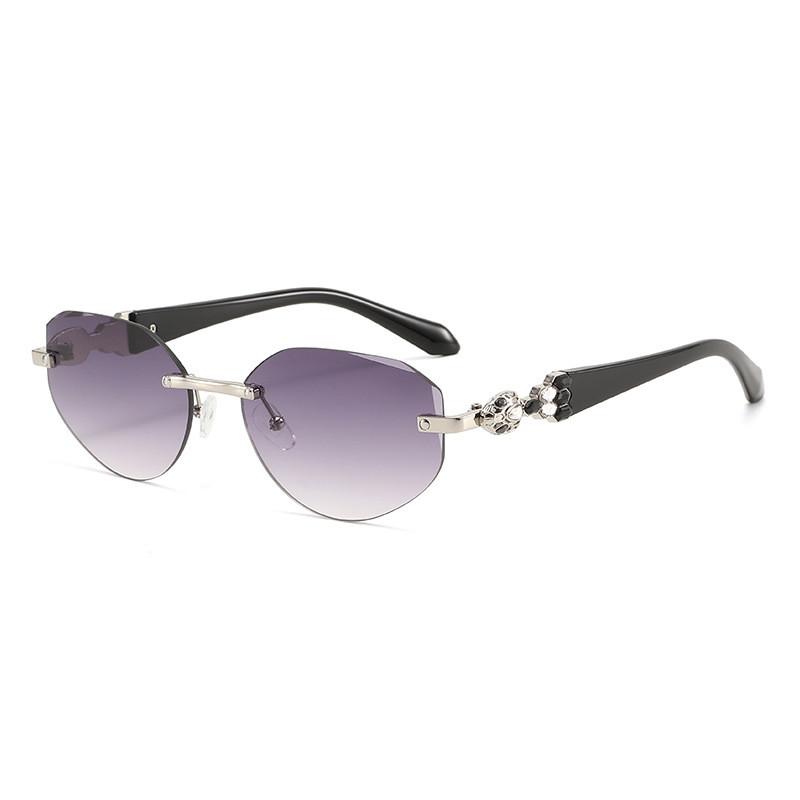 Elliptical Cat Eye Sunglasses For Women With Pc Frame Uv400 Protection Fashion Accessory For Outdoors