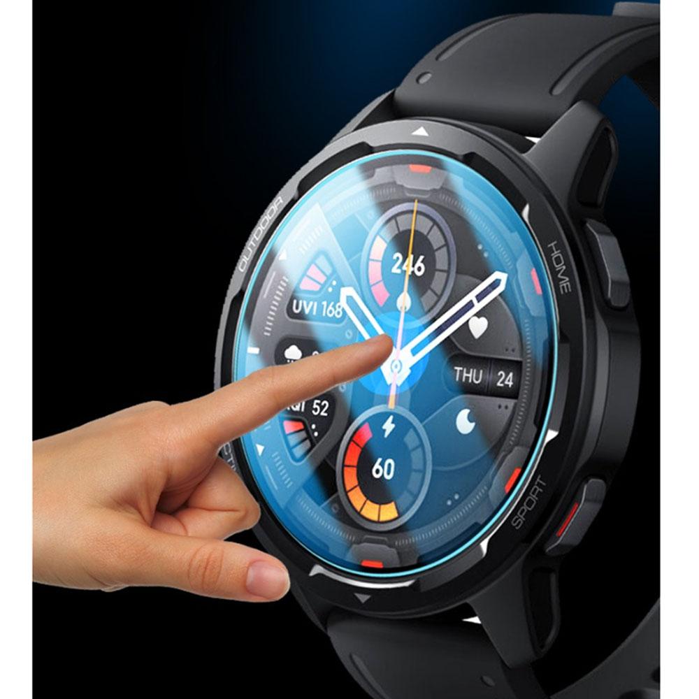 8PCS/lot Protective Film Tempered Glass For Xiaomi MI Watch Color 2 Screen Protector Films Clear HD For Xiaomi Watch S1 Active
