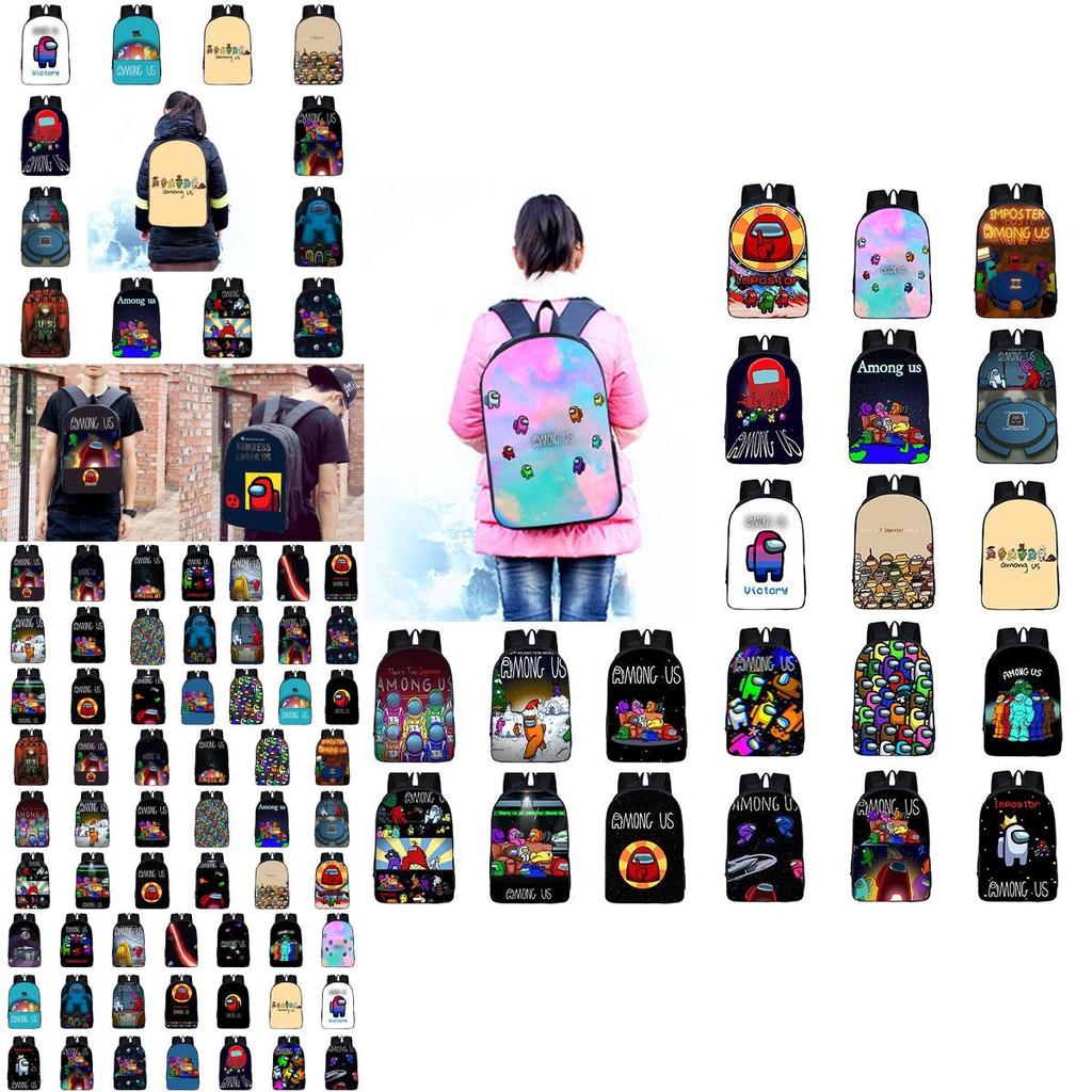 Among Backpack Us Student Kid Schoolbag Travel Bag Bookbag Shoulderbag  Rucksack