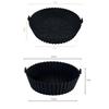 Round Air Fryers Oven Baking Silicone Tray Fried Chicken Basket Mat Air Fryer Silicone Pot Grill Pan Home Kitchen Supplies