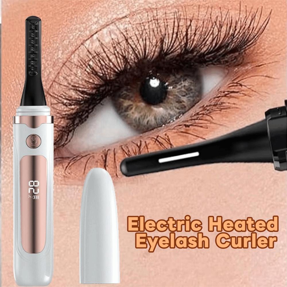 Long Lasting Electric Heated Eyelash Curler Quick Heating Eyelash Clip  Makeup Tool