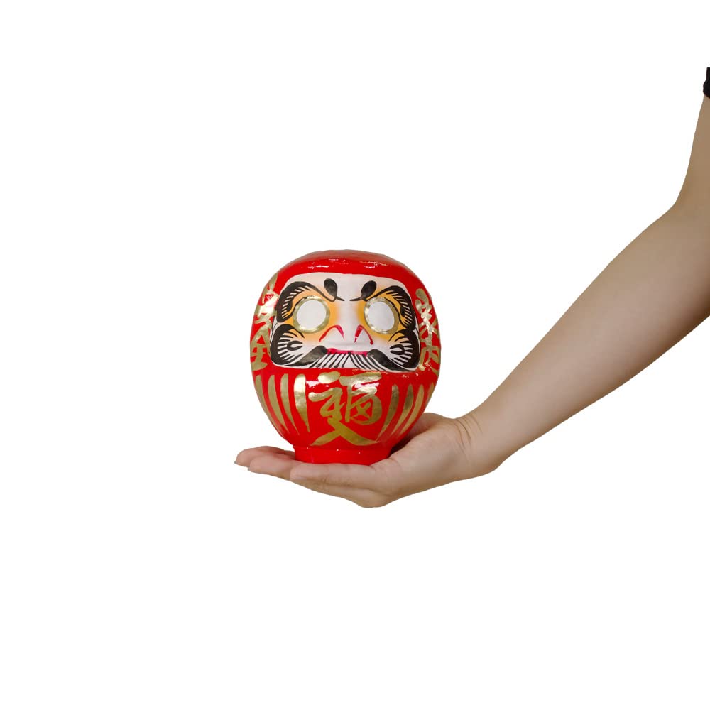 Shigemoto Made in A traditional craft ornament for praying for family good success in and winning Height Size Daruma, Japan, Takasaki, Japan. safety,
