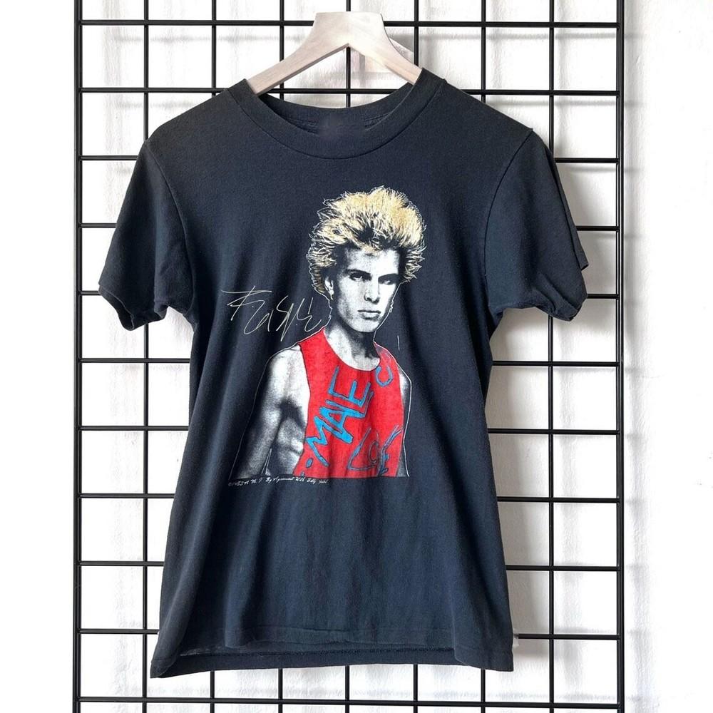 

Vintage Billy Idol Heavy Cotton Full Size Unisex Black Short Sleeve Shirt Unisex T-Shirt L